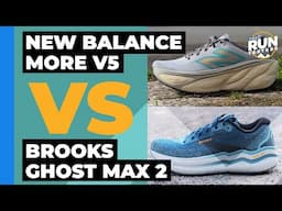 New Balance More V5 Vs Brooks Ghost Max 2 | Which cushioned shoe should you spend your money on?