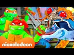 TMNT | Le Tartarughe Ninja combattono il MEGA mutante Superfly su un treno in corsa! | Nickelodeon