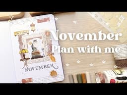 🐱 November 2024 Bullet Journal Plan With Me Cats and Books 📚