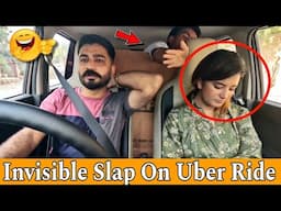 Invisible Slap On Uber Ride With Cute Girls || Part 2 || Slapping Prank || Our Entertainment