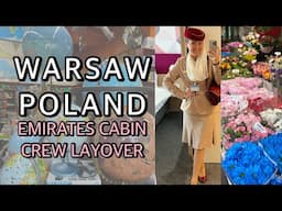 WARSAW POLAND 30 HOUR LAYOVER WITH VIV | TRAVEL VLOG | Emirates Cabin Crew Flight Attendant Vlog