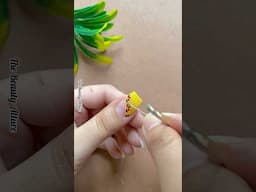 💅💛Easy nail art with tape and safety pin #nailart2024 #shorts #shortvideo