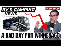 Winnebago Stock CRATERS, Layoffs Follow, Camping World is Selling MORE New RVs, RV AC Recall