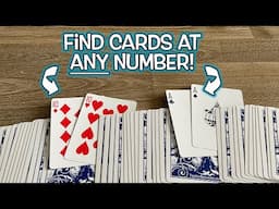 Cards Found at ANY NUMBER Card Trick! - Easy & Self-Working!