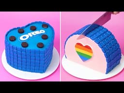 🔴🟠🟡🟢🔵🟣 Top Tasty and Indulgent Cake Decorating Recipes | So Yummy Color Cake Tutorials