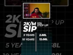 2K vs 10K ki SIP! | The Money Podcast #shorts