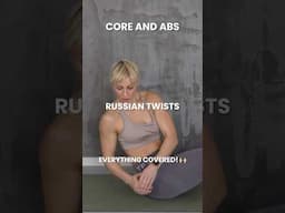 Master Russian Twists! Strengthen your core & obliques with this powerful, easy move! #Fitness ✨🚀