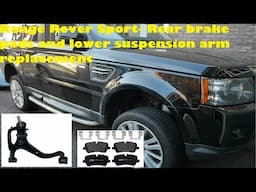 Range Rover Sport - DIY replacement of front lower suspension arm and rear brake pads