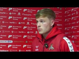 Jay McGrath reacts to home draw with Salford