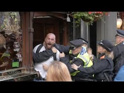 Thousands take part in 'pro-Britain' rally in Central London but clashes on Whitehall