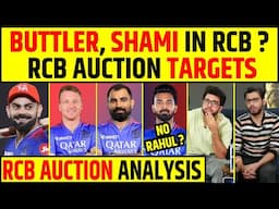 JOS BUTTLER, MOHAMMAD SHAMI IN RCB   RCB TARGETS FOR IPL MEGA AUCTION