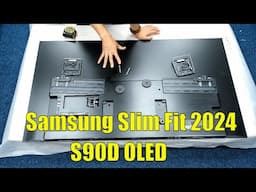 Samsung SlimFit 2024 Wall Mount Install, custom fit on Samsung S90D OLED