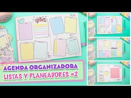 AGENDA Organizadora  #2 DESDE CERO Crea tus páginas, planeadores y listas | Manualidades aPasos