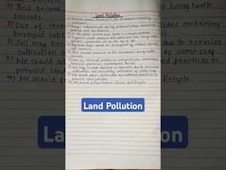 Land Pollution Essay In 10 Lines #landpollution #pollution #mintossmood