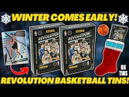 *WE PULLED THE BEST POSSIBLE CARDS!🔥 2023 REVOLUTION BASKETBALL WINTER TIN REVIEW!🏀