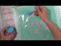 Screen Printing A Mouse Pad | WRMK