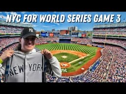 Spent The Weekend in NYC For World Series Game 3 [VLOG]