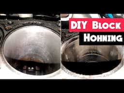 DIY Cylinder hohning | Measuring roundness and restiore cross-hatching | Budget Engine Rebuild