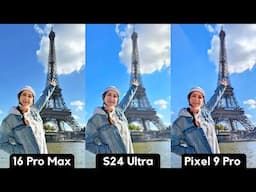 16 Pro Max | S24 Ultra | Pixel 9 Pro - ULTIMATE CAMERA COMPARISON!!