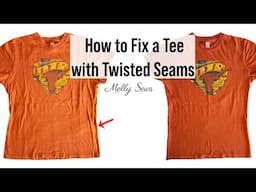 How to Untwist a T shirt