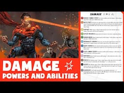 HOW TO PLAY: Heroclix Rules - DAMAGE Powers and Abilities 2024