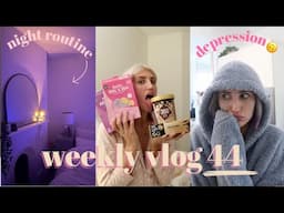 cosy autumn morning & evening routines and feeling depressed for no reason?🙃 weekly vlog 44