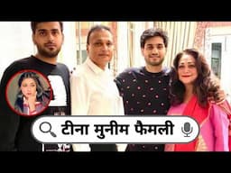 (Karz )Movie Actress Tina Munim with Her Husband & Son Mother Father Love Affairs & Love Stories2024