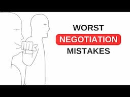 how to be a good negotiator:  HARVARD negotiators explain the worst mistakes in negotiation.