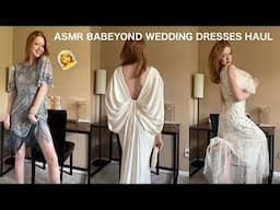 ASMR BABEYOND 1920s Inspired Wedding Dresses Try On Haul!