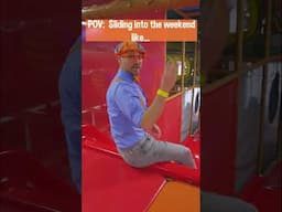 📅🎉 Me Every Friday Afternoon: Just Counting Down to the Weekend! ⏰🍻 #blippi #meme