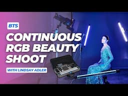 Behind the Scenes of a Continuous RGB Lighting Beauty Shoot with Lindsay Adler