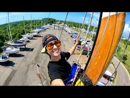 We have holes in our masts! Inspecting woodpecker damage… | Sailing Sitka Ep 139