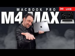 M4 Max MacBook Pro 16- Live Unboxing & Testing