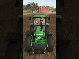 SPREADING FERTILIZER ON WHEAT WITH JOHN DEERE 3650 | Farming Simulator 25 #shorts #farmingsimulator