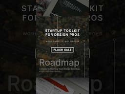 Startup Toolkit Sale (for Design Pros)