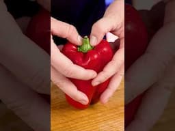 Better way to open bell peppers