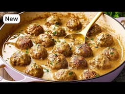 The Most Delicious Swedish Meatballs You'll Ever Make! Try Making It Like This! 🔝4 Delicious Recipes