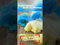 EXPERIMENT: Devil's Toothpaste Explosion From Coca Mentos EP.6 #shorts