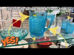 Can You Find Antiques At The Thrift Store? | Thrift With Me