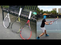 Yonex VCORE 98 2023 vs Prince ATS Tour 98 vs Ai98 | tennis racket testing