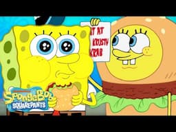 SpongeBob Being ADDICTED to Krabby Patties for 120 Minutes Straight 🍔 | @SpongeBobOfficial