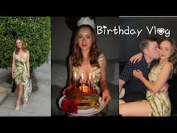 Birthday Vlog | Makeup shopping, GRWM, Dinner & Cake!