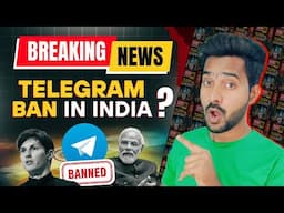 Big Breaking News 😭 Telegram Ban In India ? Telegram Alternative App | Telegram CEO Arrested