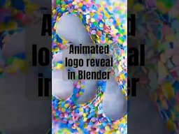 Logo animation tutorial (see “related video”) ✨ #b3d #blendertutorial #blender