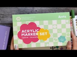 Arrtx Acrylic Marker set - LIQUID ink - are they the same, worse or better than other sets