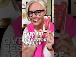 Over 50? Best Drugstore Makeup *Under $10* #makeup #drugstoremakeup #shorts