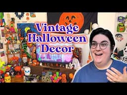 2024 VINTAGE HALLOWEEN Maximalist Room Decor Tour! Vintage Halloween Collection, Ideas, Finds