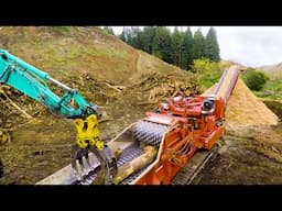 Dangerous Crazy Wood Chipper Machines in Action, Extreme Powerful Tree Shredder Machines Working