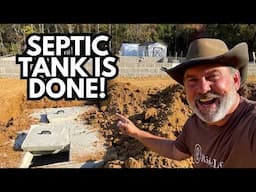 Septic System Install | Start To Finish | Off Grid Barn House Build