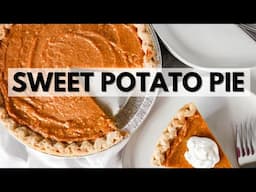 The BEST Brown Butter Sweet Potato Pie!✨